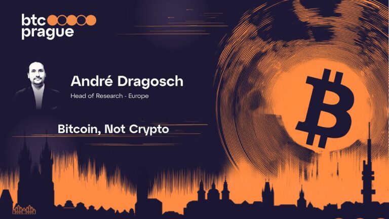 Photo André Dragosch – Bitcoin, Not Crypto | BTC Prague 2025 Keynote
