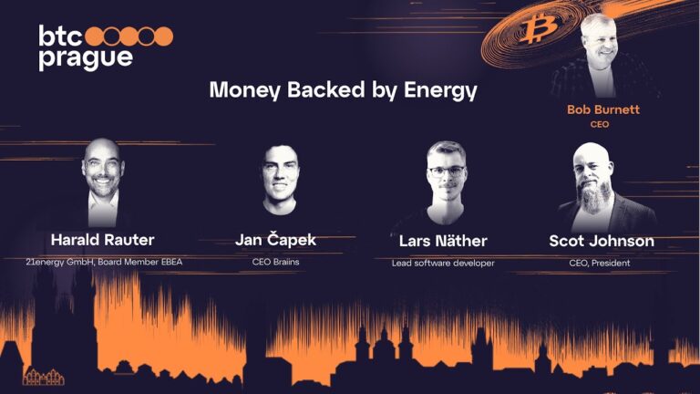 Photo Money Backed by Energy | BTC Prague 2025 Panel