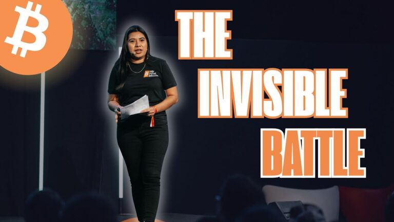 Photo Reyna Chicas – The Invisible Battle: Who Controls the Narrative of Bitcoin Education? | BTC Prague
