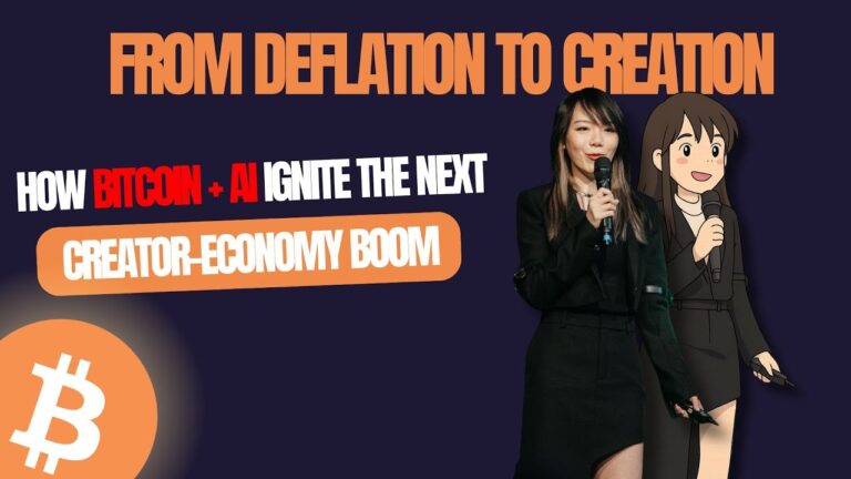 Photo Selene Jin – From Deflation to Creation: How Bitcoin + AI Ignite the Next Creator-Economy Boom