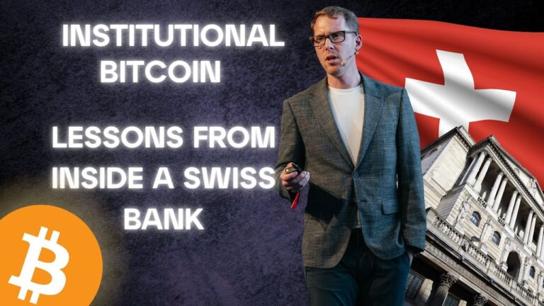 Photo Serge Kaulitz – Institutional Bitcoin: Lessons from Inside a Swiss Bank